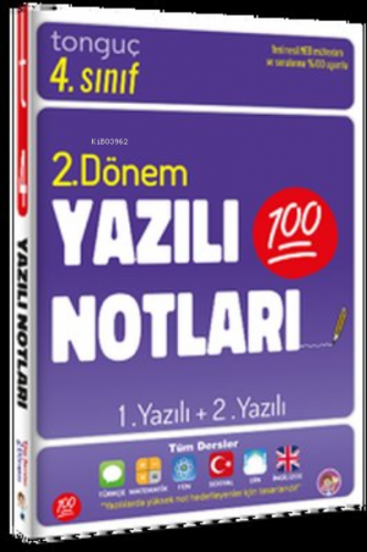 4-Sinif-Yazili-Notlari-2-Donem-1-ve-2-Yazili | Kolektif | Tonguç Akade