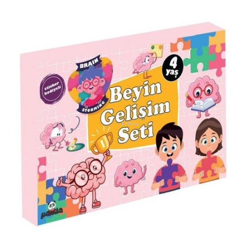 4 Yaş Beyin Gelişim Seti - Sticker Hediyeli - 3 Kitap Takım | Kolektif