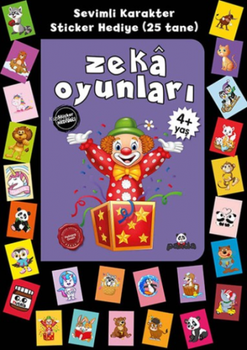 4 Yaş Zekâ Oyunları Stickerli | Afife Çoruk | Beyaz Panda Yayınları