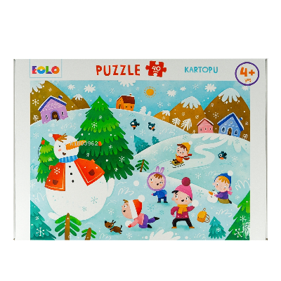 40 Parça Yer Puzzle – Kartopu | Kolektif | Eolo Yayıncılık