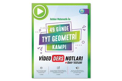 49 Günde TYT Geometri Video Ders Notları | Kolektif | Rehber Matematik