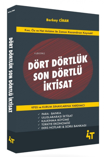 4T Dört Dörtlük Son Dörtlü İktisat Denemeleri | Berkay Cihan | 4T Yayı