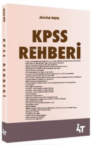 4T Kpss Rehberi | Kolektif | 4T Yayınevi