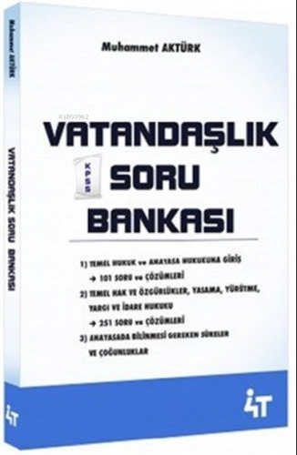 4T Vatandaşlık Soru Bankası | Kolektif | 4T Yayınevi