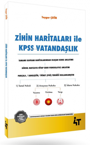 4T Zihin Haritaları İle Kpss Vatandaşlık | Toygar Çetin | 4T Yayınevi