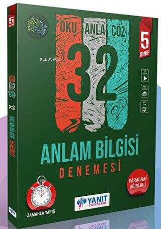 5. Sınıf Anlam Bilgisi 32 Deneme | Kolektif | Yanıt Yayınları (Hazırlı