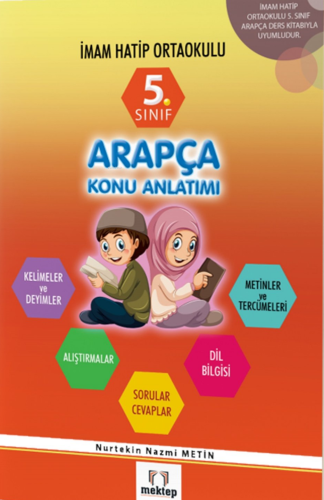 5. Sınıf Arapça Konu Anlatımlı | Nurtekin Nazmi Metin | Mektep Yayınla