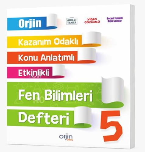 5. Sınıf Fen Bilimleri Defter | Kolektif | Kurmay Yayınevi (Hazırlık)