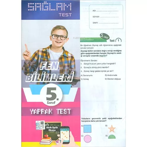 5.Sınıf Fen Bilimleri Sağlam Yaprak Test | Kolektif | Molekül Yayınlar