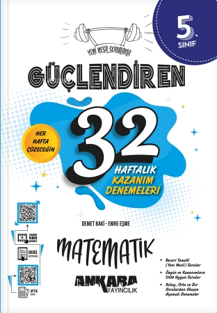 5.Sınıf Güçlendiren 32 Haftalık Matematik Kazanım Denemeleri | Emre Eş