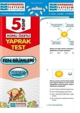 5. Sınıf İngilizce Konu Özetli Yaprak Test | Kolektif | Evrensel İleti