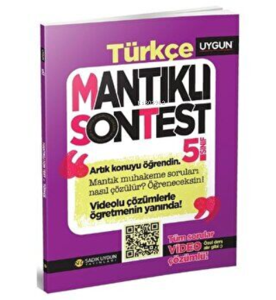 5.Sınıf Mantıklı Son Test Türkçe | Kolektif | Sadık Uygun Yayınları