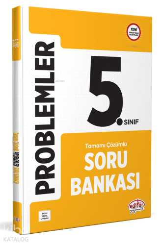 5. Sınıf Problemler Soru Bankası | Kolektif | Editör Yayınevi