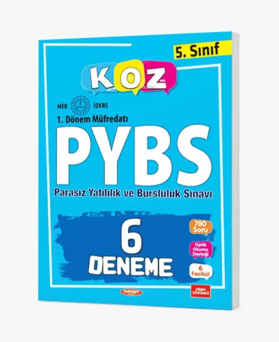 5. Sınıf PYBS 6 Deneme | Kolektif | Kurmay Yayınevi (Hazırlık)