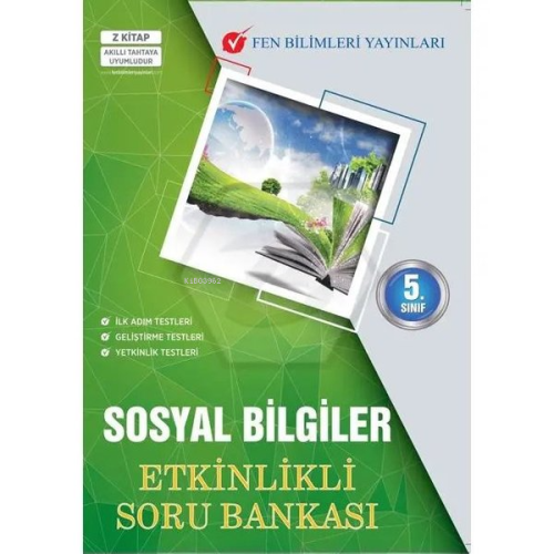 5. Sınıf Sosyal Bilgiler Etkinlikli Soru Bankası | Kolektif | Fen Bili