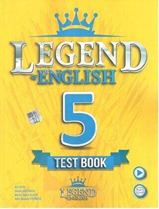 5.Sınıf Test Book - Test Kitabı - 2023 | Ali Çelik | Legend English