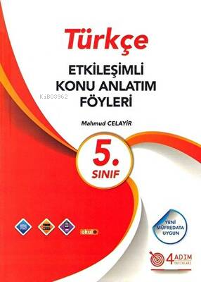 5. Sınıf Türkçe Etkileşimli Konu Anlatım Föyleri | Mahmut Celayir | 4 