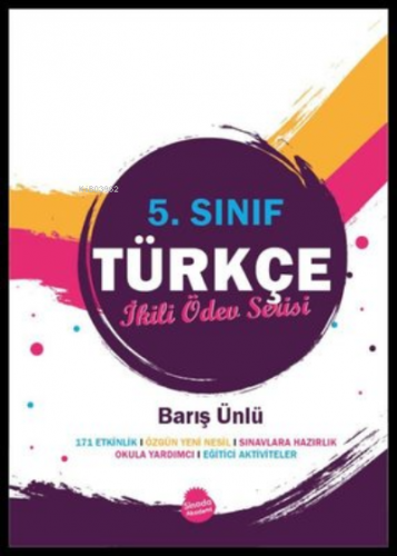 5.Sınıf Türkçe İkili Ödev Serisi | Barış Ünlü | Sinada Kitap