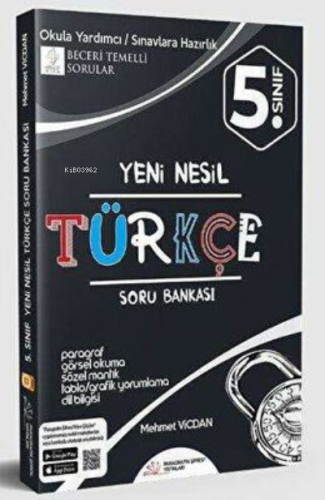 5. Sınıf Türkçe Soru Bankası Paragrafın Şifresi Yayınları | Mehmet Vic