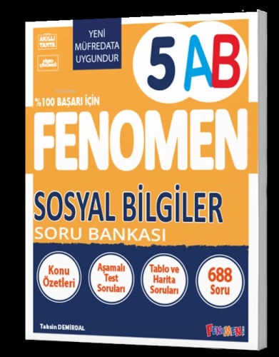 5 Sosyal Bilgiler A-B Soru Bankası | Kolektif | Kurmay Yayınevi (Hazır