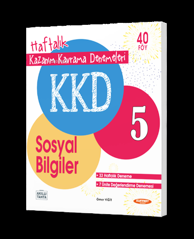 5 Sosyal Bilgiler Haftalık Kazanım Kavrama Denemeleri (40 Fasikül) | K