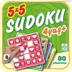 5x5 Sudoku; 80 Çıkartma | Kolektif | Pötikare Yayınları