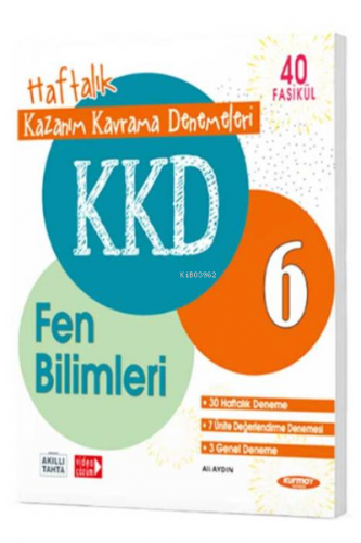 6 Fen Bilimleri Haftalık Kazanım Kavrama Denemeleri (42 Fasikül) | Kol