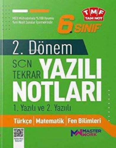 6-Sinif-2-Donem-1-ve-2-Yazili-Notlari-Son-Tekrar | Kolektif | MasterWo