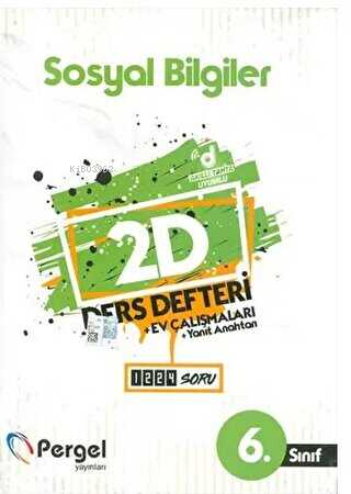 6. Sınıf 2022 Sosyal Bilgiler 2D | Kolektif | Pergel Yayıncılık