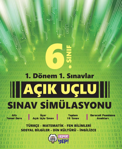 6. Sınıf Açık Uçlu Sınav Siümilasyonu | Kolektif | Ekspert Yayınları