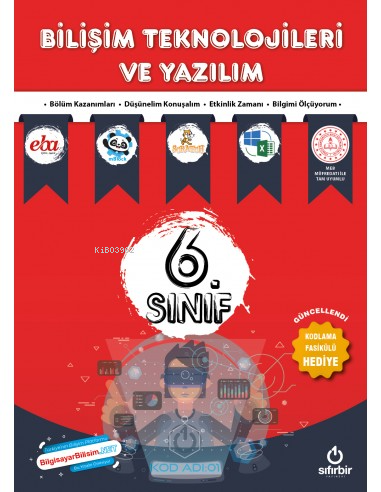 6.Sınıf Bilişim Teknolojileri Ve Yazılım | Kolektif | Sıfırbir Yayınev