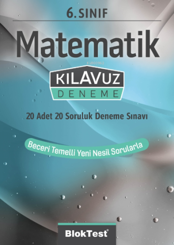 6.Sınıf Bloktest Matematik Kılavuz Deneme | Kolektif | Bloktest Yayınl