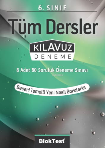 6.Sınıf Bloktest Tüm Dersler Kılavuz Deneme | Kolektif | Bloktest Yayı