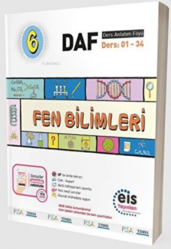 6.Sınıf - DAF - Fen Bilimleri | Kolektif | Eis Yayınları