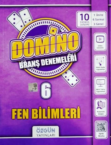 6. Sınıf Fen Bilimler Domino Branş Denemeleri | Kolektif | Özgün Yayın