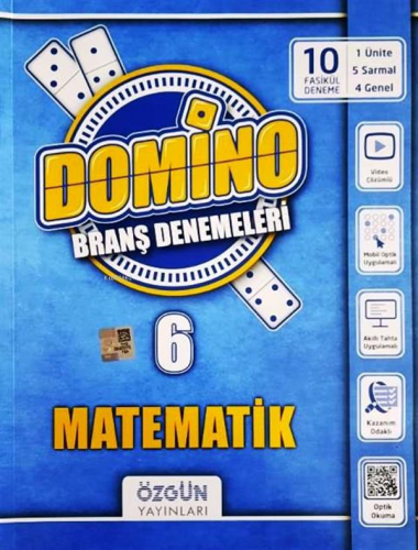 6. Sınıf Matematik Domino Branş Denemeleri | Kolektif | Özgün Yayıncıl