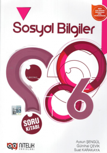 6. Sınıf Sosyal Bilgiler Soru Kitabı | Kolektif | Nitelik Yayınları