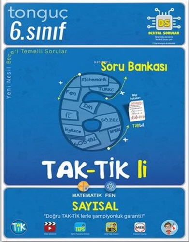 6.Sınıf Taktikli Sayısal Soru Bankası | Kolektif | Tonguç Akademi