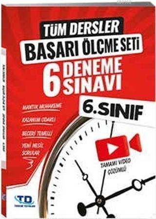 6. Sınıf Tüm Dersler Başarı Ölçme Seti 6 Deneme Sınavı | Kolektif | Ta