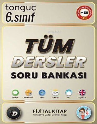 6.Sınıf Tüm Dersler Soru Bankası | Kolektif | Tonguç Akademi