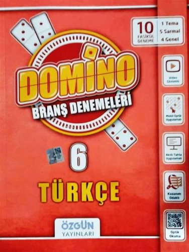 6. Sınıf Türkçe Domino Branş Denemeleri | Kolektif | Özgün Yayıncılık