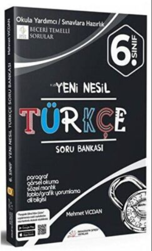 6.Sınıf Türkçe Soru Bankası Paragrafın Şifresi Yayınları | Mehmet Vicd