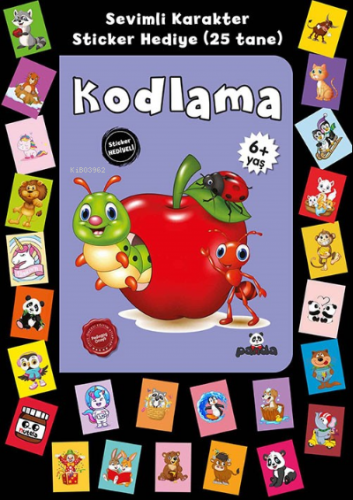 6 Yaş Kodlama Stickerli | Pedagog Afife Çoruk | Beyaz Panda Yayınları