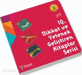 6+ Yaş Seti IQ Dikkat ve Yetenek Geliştiren Kitaplar Serisi (Level 3) 