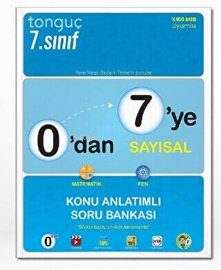 7. Sınıf 0`dan 7`ye Sayısal Konu Anlatımlı Soru Bankası | Kolektif | T