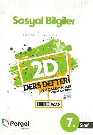 7. Sınıf 2022 Sosyal Bilgiler 2D | Kolektif | Pergel Yayıncılık