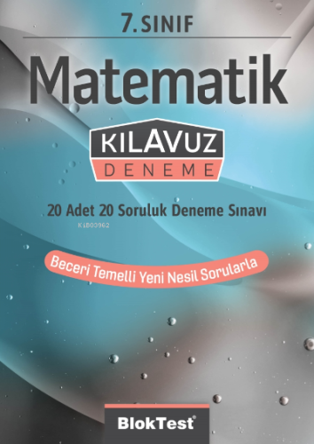 7.Sınıf Bloktest Matematik Kılavuz Deneme | Kolektif | Bloktest Yayınl