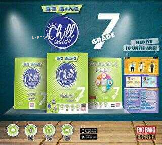 7. Sınıf Chill English Practice Book+Fantastic Four+Quiz Book+Ünite Af