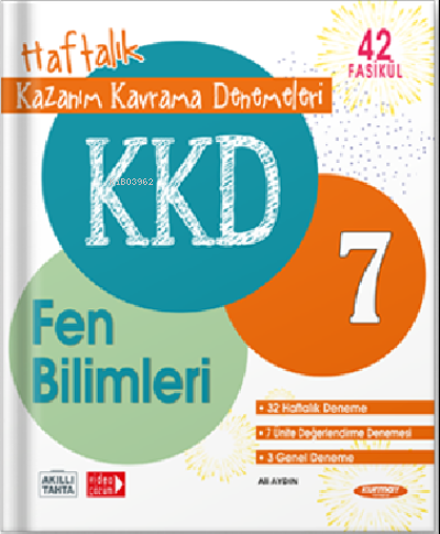 7.Sınıf Fen Bilimleri KKD Haftalık Kazanım Kavrama Denemeleri | Kolekt