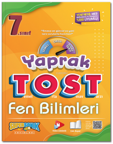 7. Sınıf Fen Bilimleri Yaprak Tost | Kolektif | Süpersonik Komiks